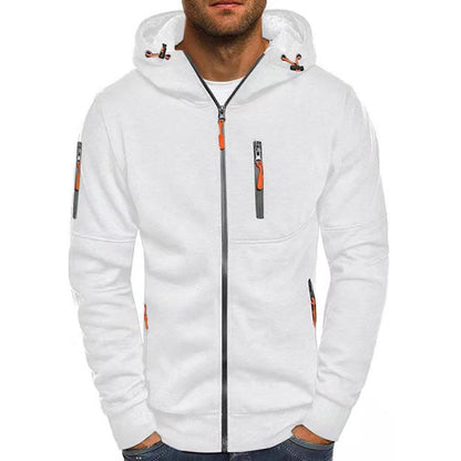 Kapuzen-Sweatshirt Mit Reißverschluss Sportlich