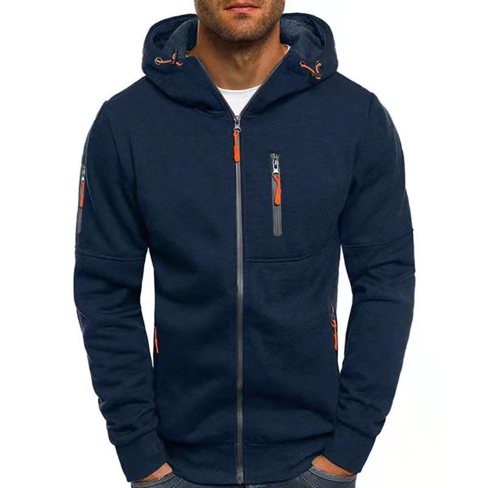 Kapuzen-Sweatshirt Mit Reißverschluss Sportlich