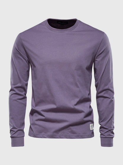 Russell Herren Sweatshirt Rundhals Baumwolle Klassisch