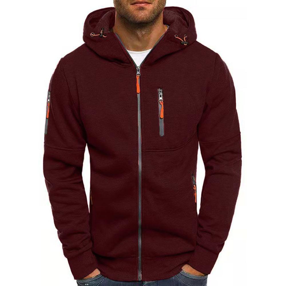 Kapuzen-Sweatshirt Mit Reißverschluss Sportlich
