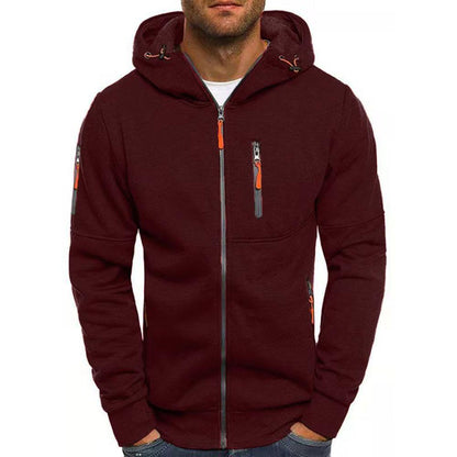 Kapuzen-Sweatshirt Mit Reißverschluss Sportlich