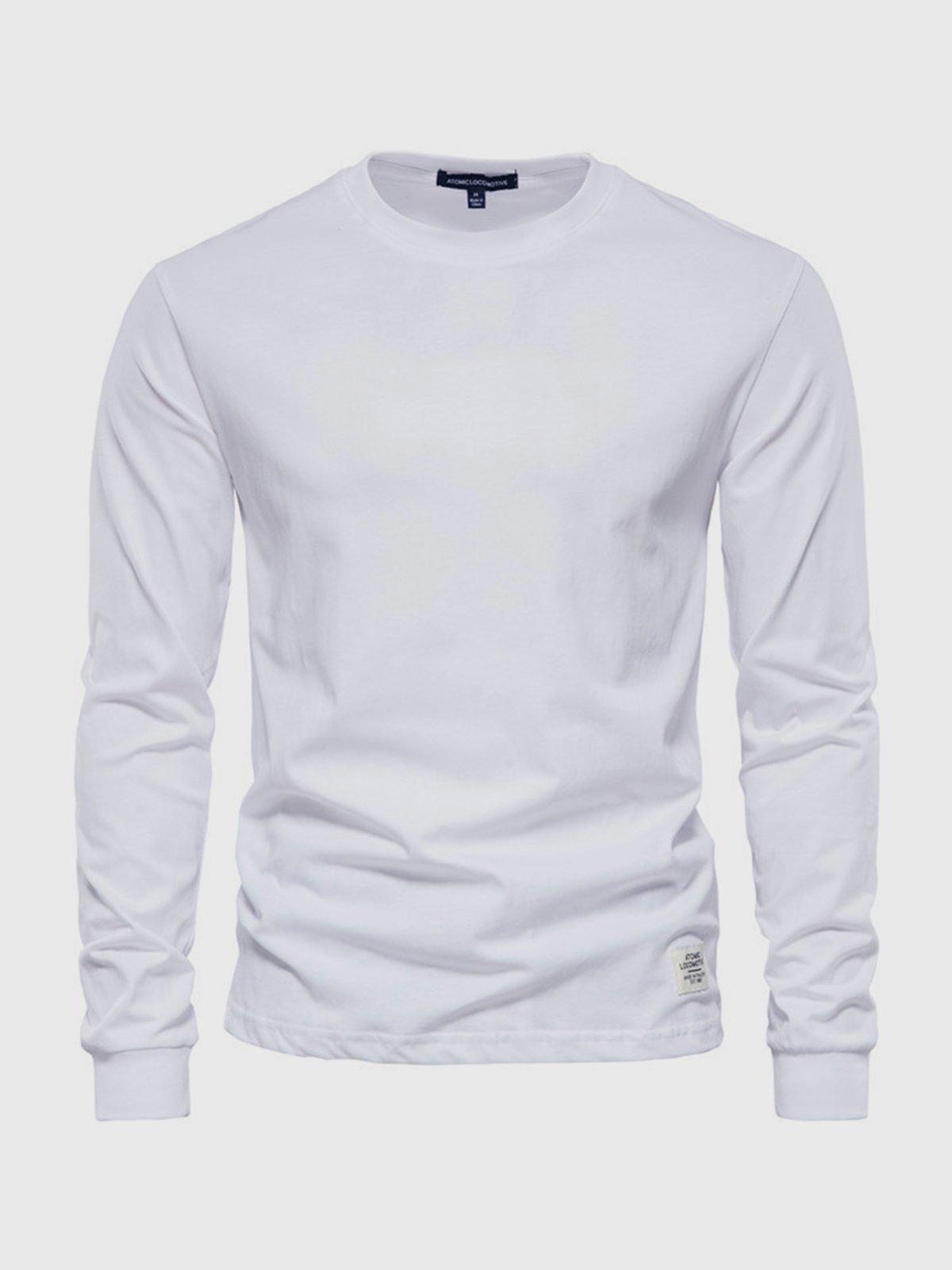 Russell Herren Sweatshirt Rundhals Baumwolle Klassisch