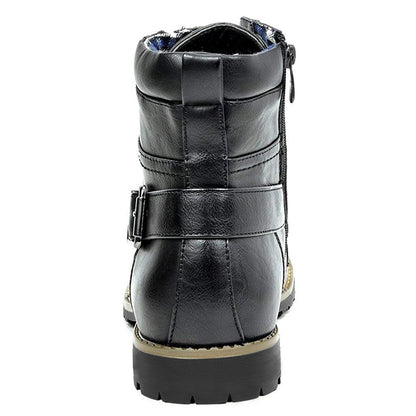 Norvielle Herren Motorradstiefel Leder