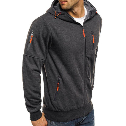 Kapuzen-Sweatshirt Mit Reißverschluss Sportlich