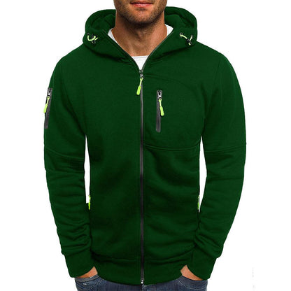 Kapuzen-Sweatshirt Mit Reißverschluss Sportlich