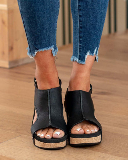 Damen Sandalen Riemen Flache Sohle