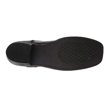 Damen Bikerstiefel Mid Cut Leder
