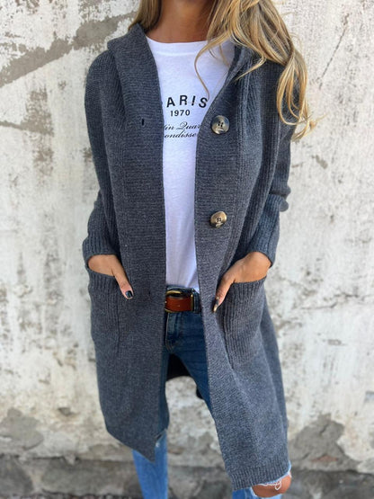 Damen Langer Cardigan