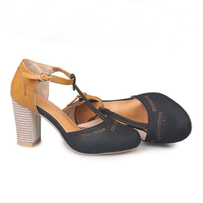 Elegante Damen High Heels Vintage Stil
