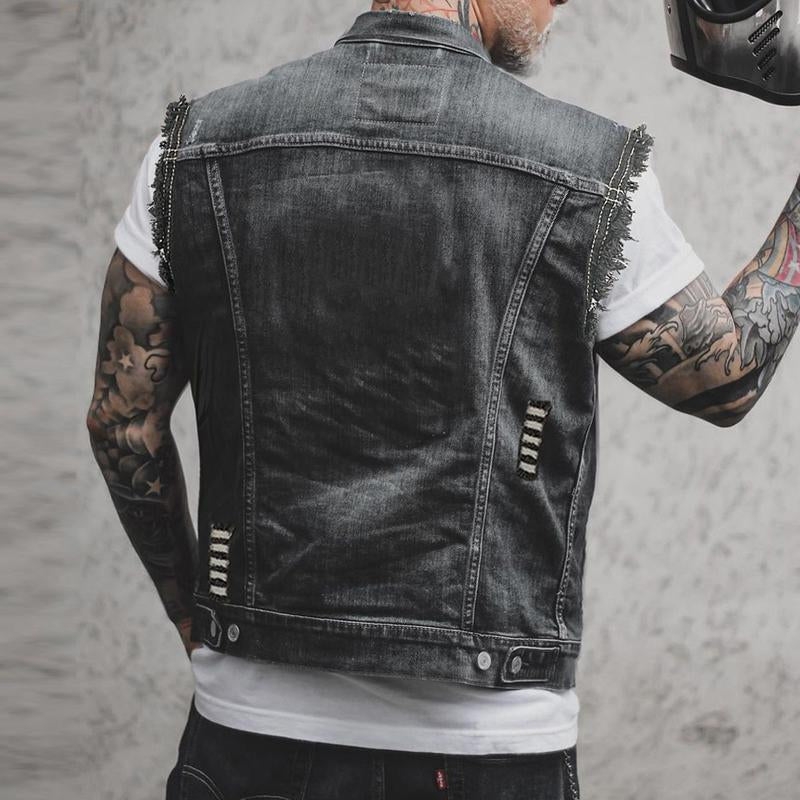 Herren Denim-Westen Stylisch