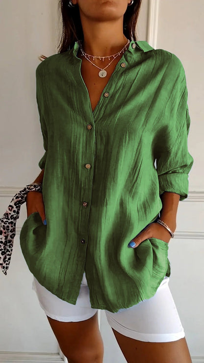 Norvielle Damen Bluse Elegantes Design