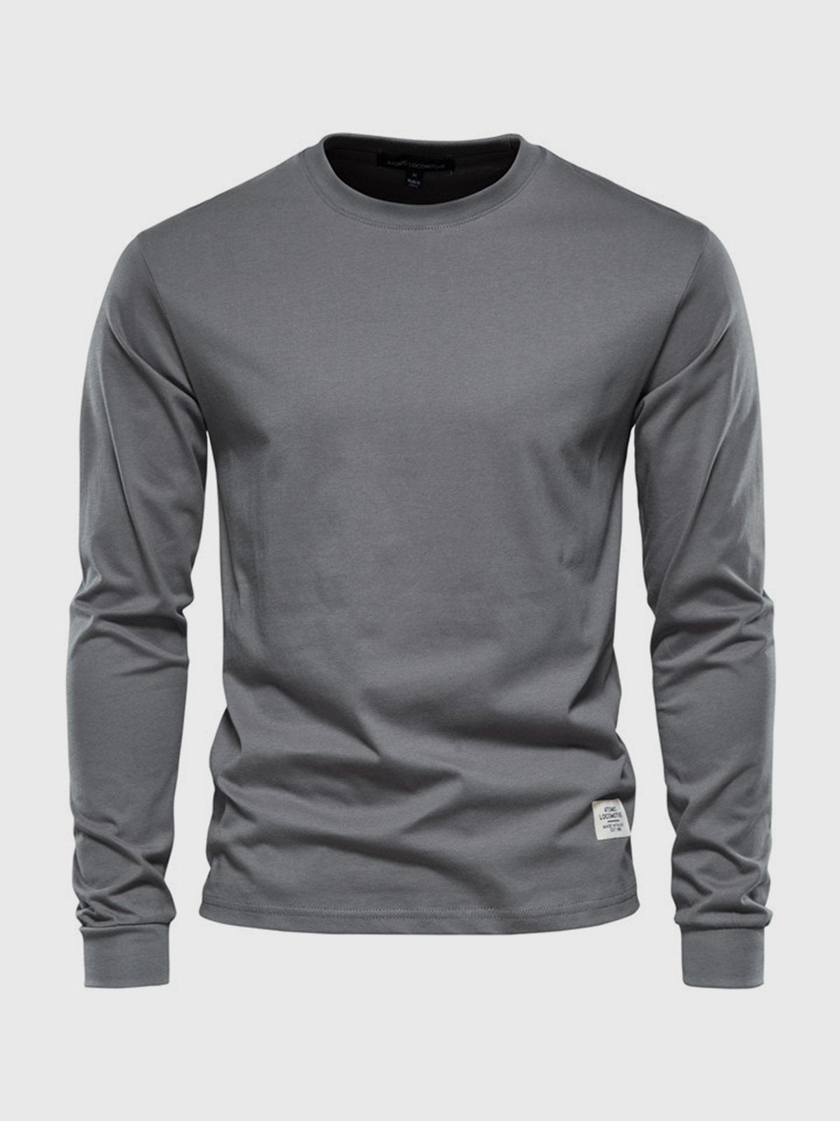 Russell Herren Sweatshirt Rundhals Baumwolle Klassisch