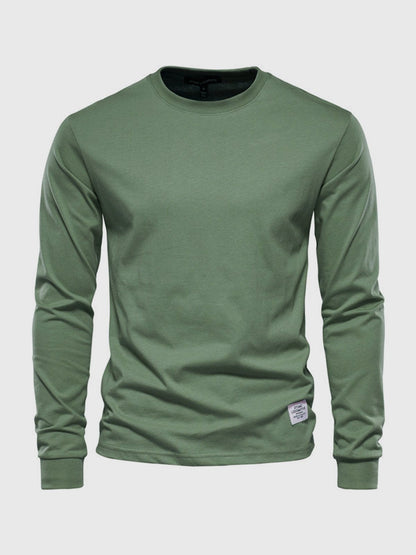 Russell Herren Sweatshirt Rundhals Baumwolle Klassisch