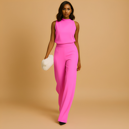 Damen Overall Weitbein Elegantes Design