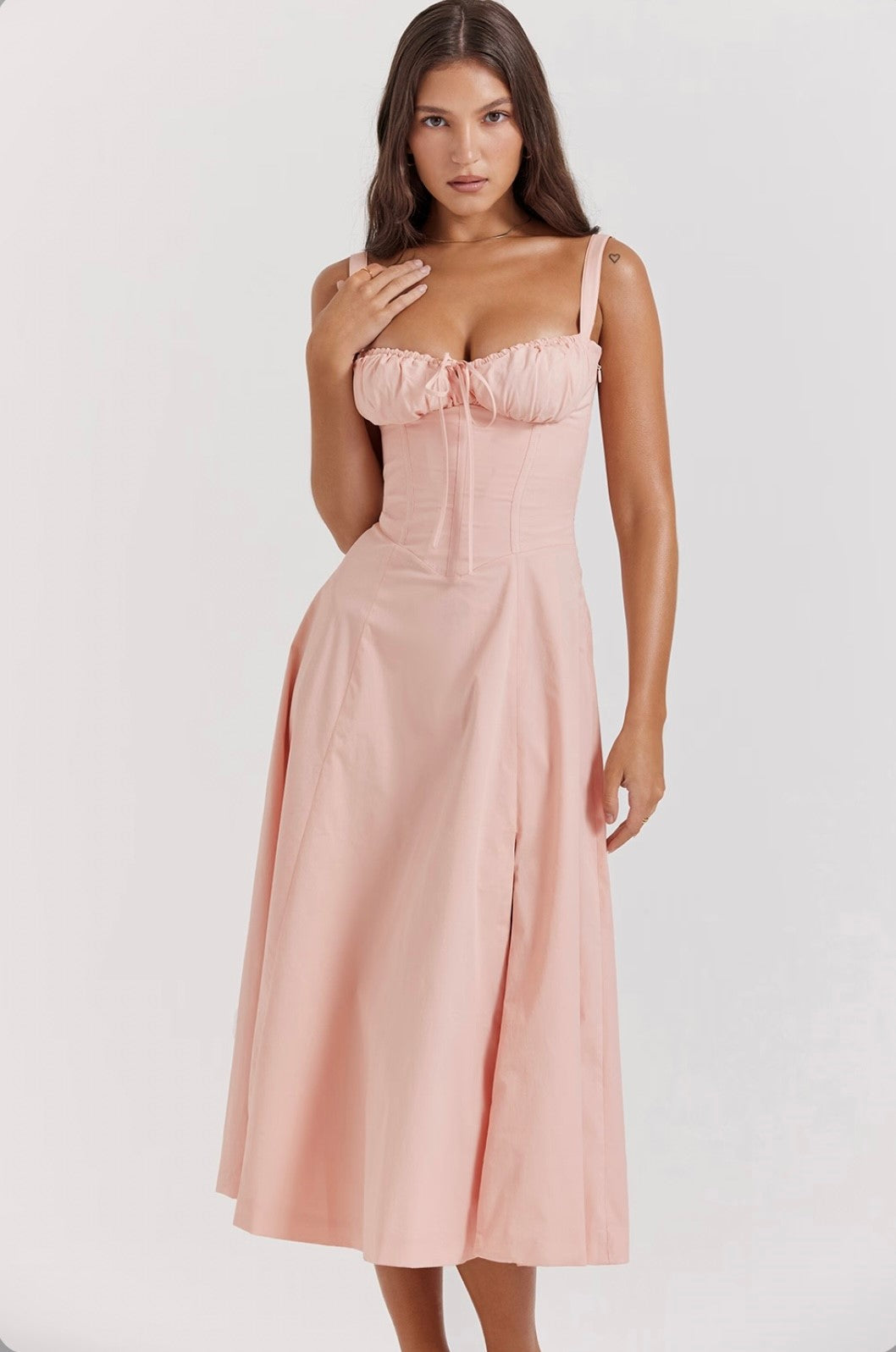 Norvielle Damen Taillenformendes Sommerkleid