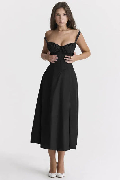 Norvielle Damen Taillenformendes Sommerkleid