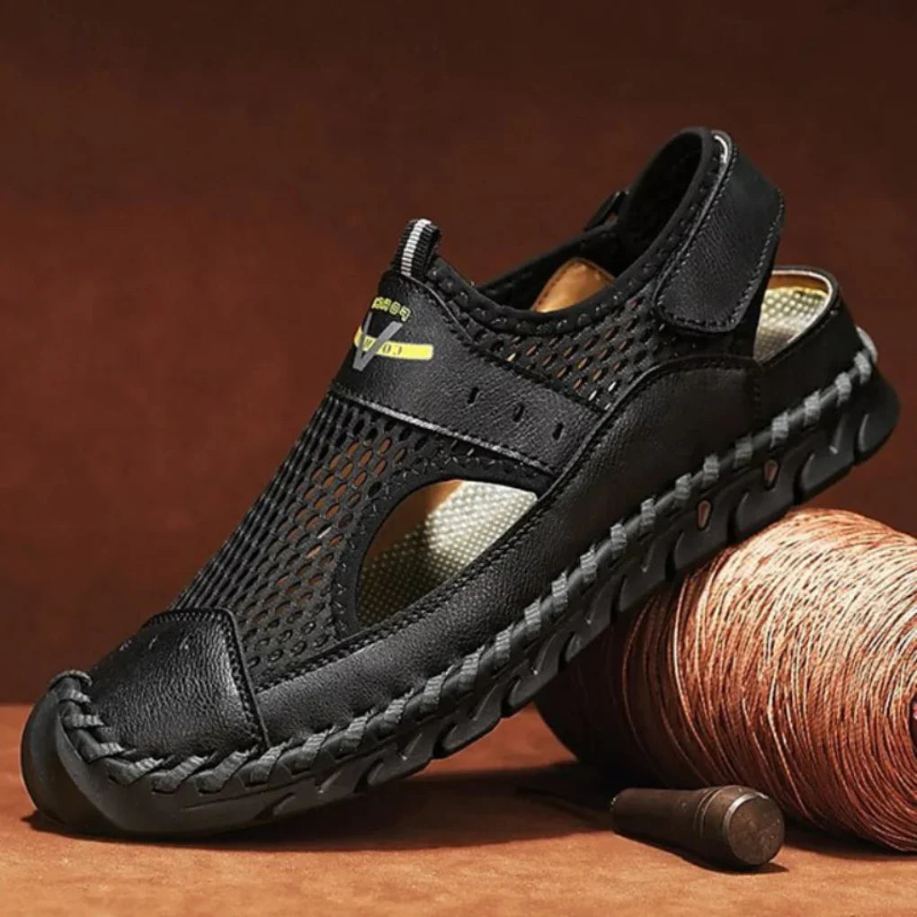 Damen Plateau Slide Sandalen Schleifen Detail