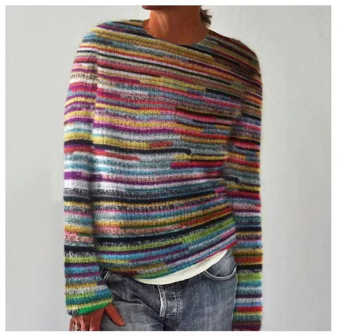 Gemütlicher Damen Retro-Pullover - Norvielle