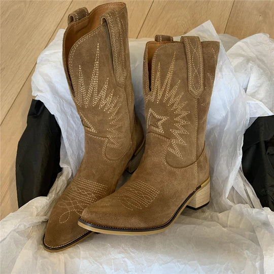 Norvielle Herren Cowboystiefel Hochwertig