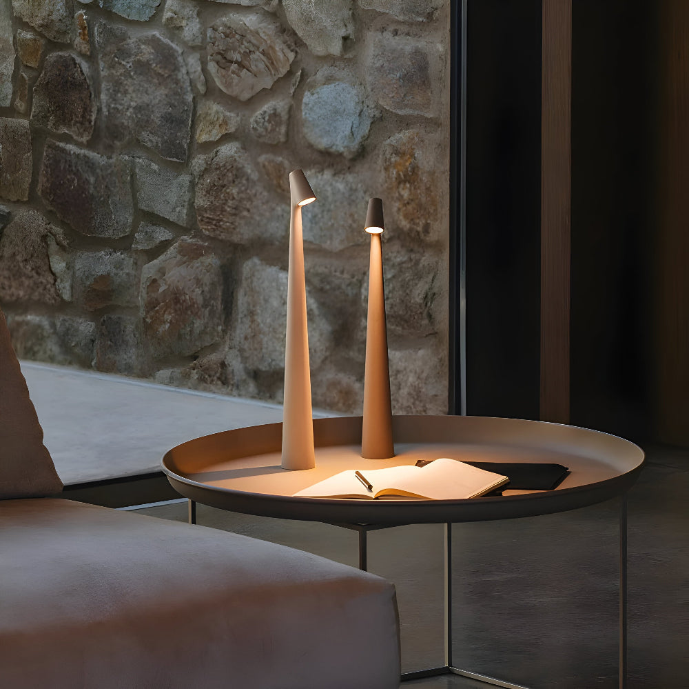 VivaLume Kabellose LED Tischlampe Wiederaufladbar Moderne