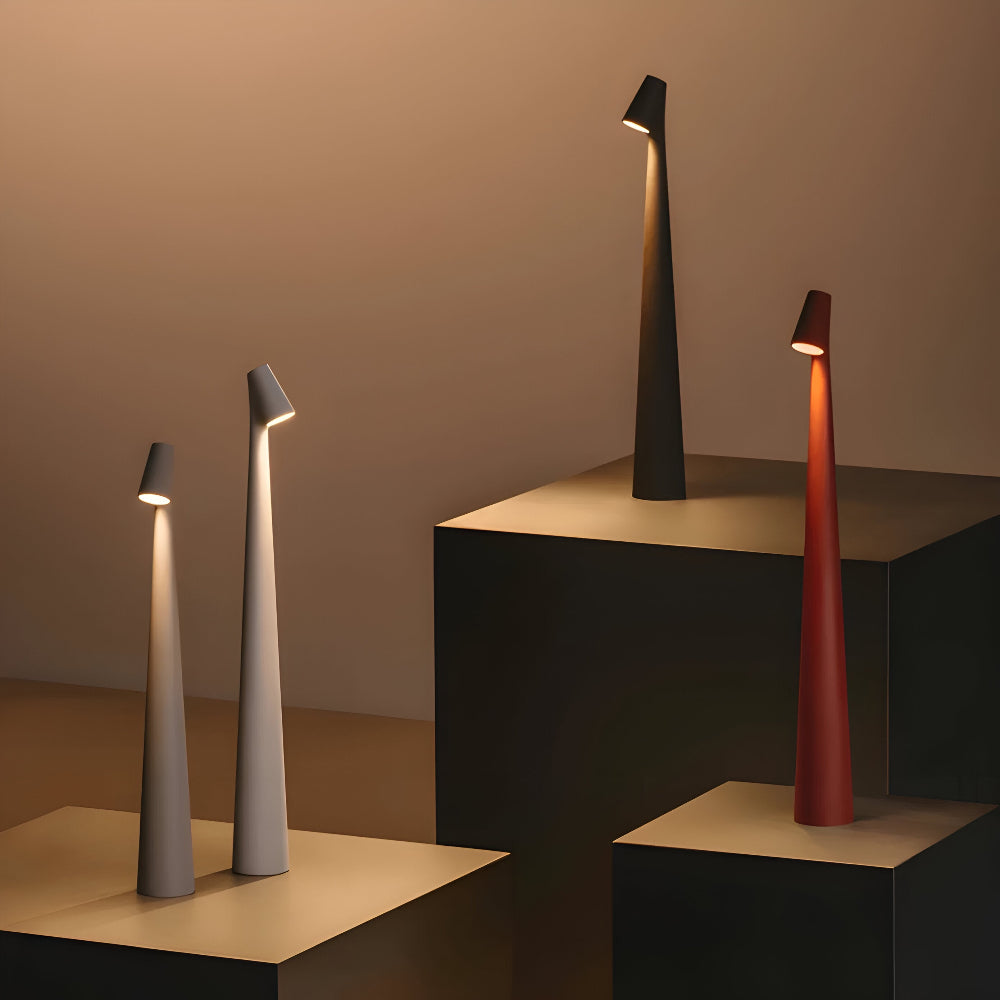 VivaLume Kabellose LED Tischlampe Wiederaufladbar Moderne
