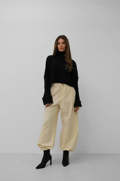 Damen Cargo-Jogger Gelb - Norvielle
