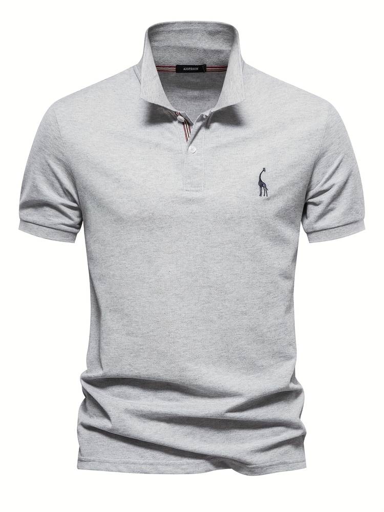 Norvielle Herren Poloshirt Reine Baumwolle Sportlich Weiß