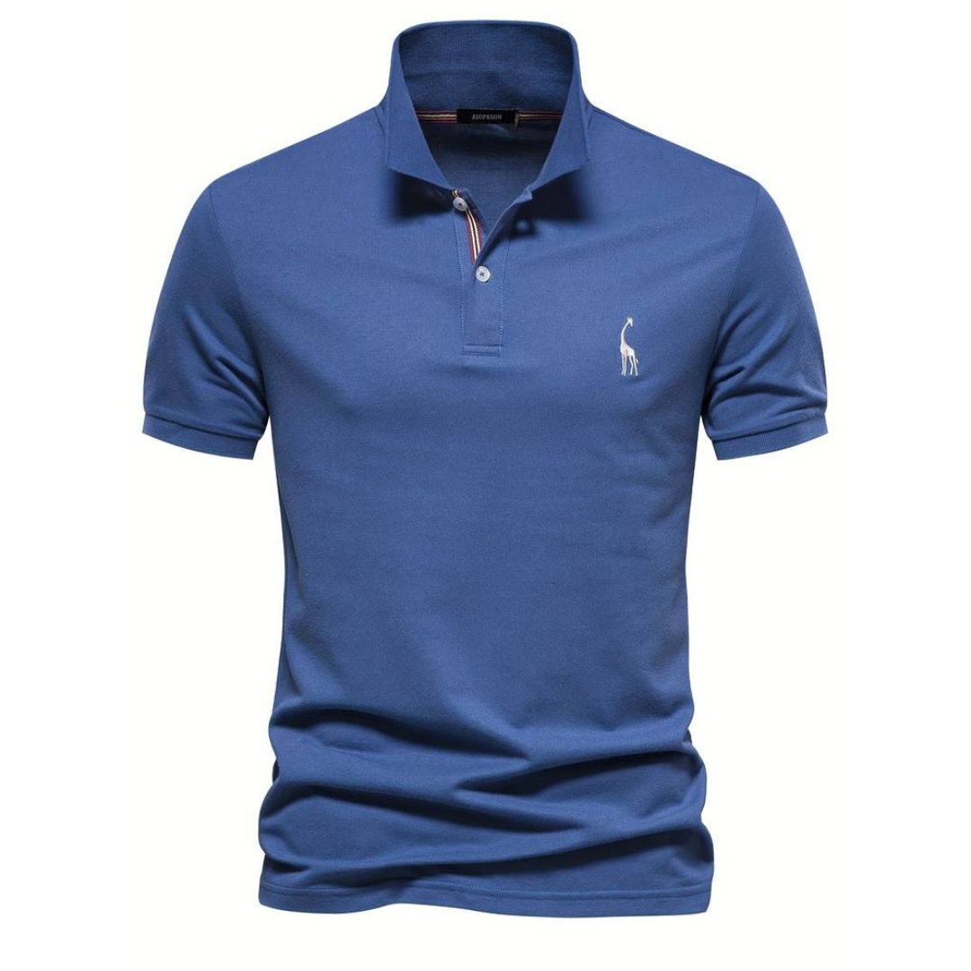 Norvielle Herren Poloshirt Reine Baumwolle Sportlich Weiß
