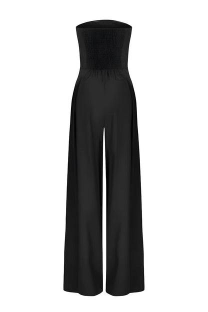 Norvielle Damen Off-Shoulder-Overall Elegant