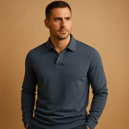 Herren Poloshirt Klassischer Schnitt Kurzärmelig Weiß - Norvielle
