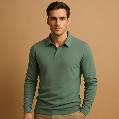 Herren Poloshirt Klassischer Schnitt Kurzärmelig Weiß