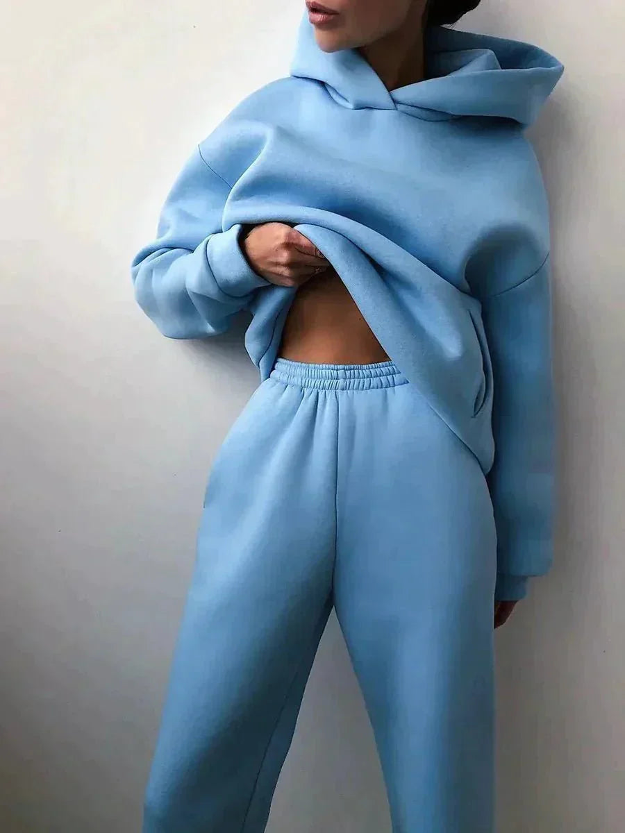 Norvielle Damen Jogginganzug Bequem