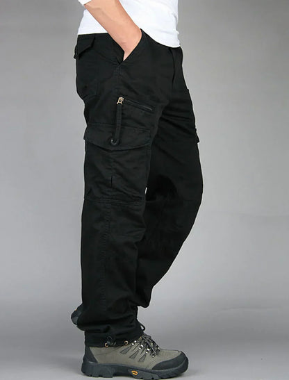 Herren Chino Cargohose Lang