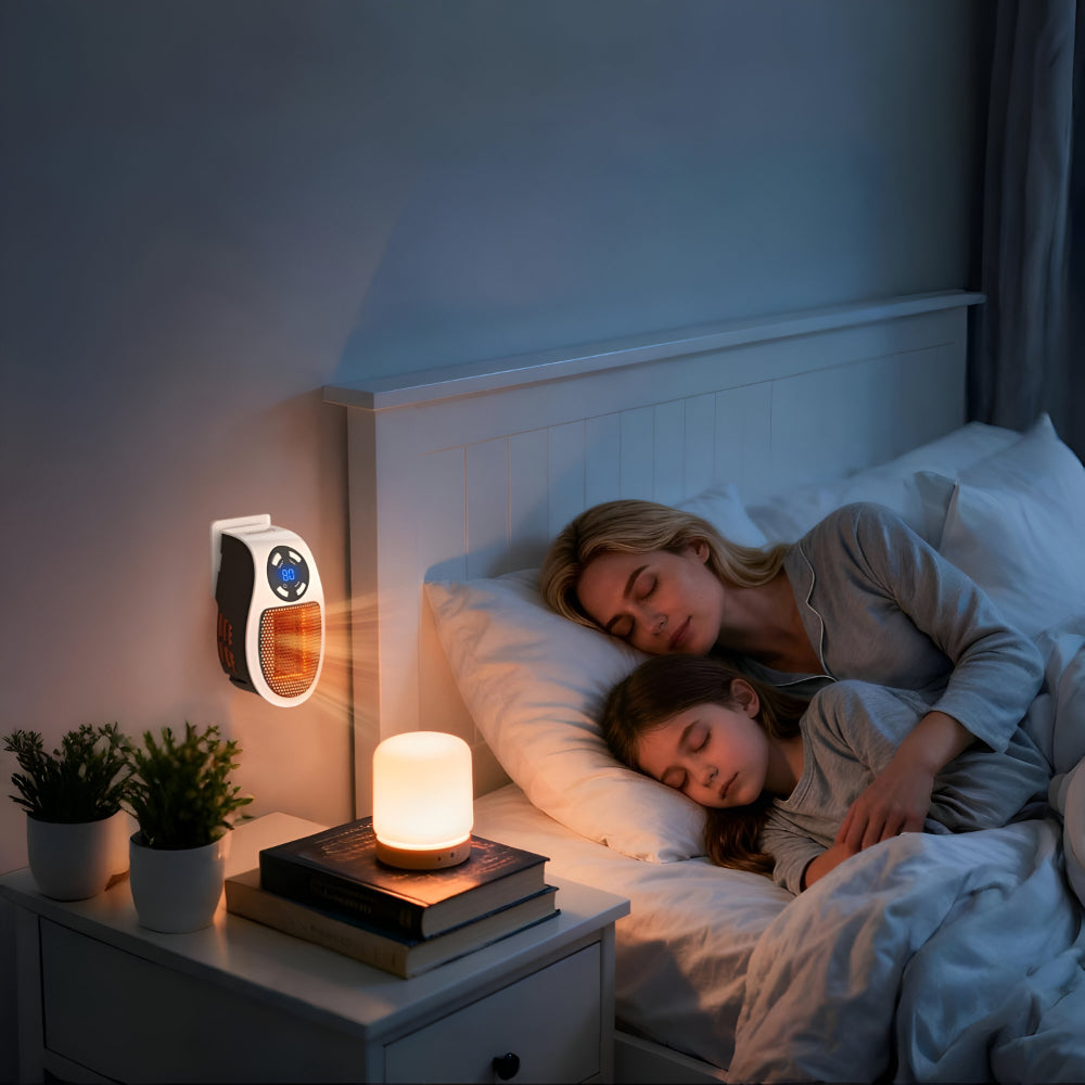 Keramik Heizer Steckdosenheizer Leise Mini 400W