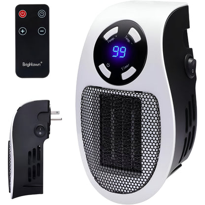 Keramik Heizer Steckdosenheizer Leise Mini 400W