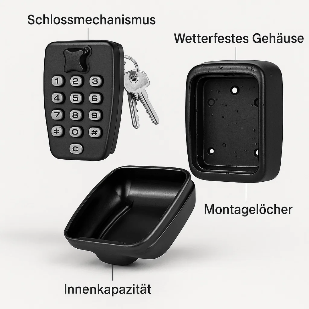 Wetterfester Schlüsselsafe Edelstahl