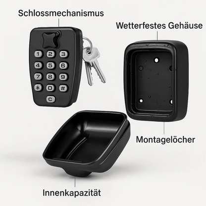 Wetterfester Schlüsselsafe Edelstahl