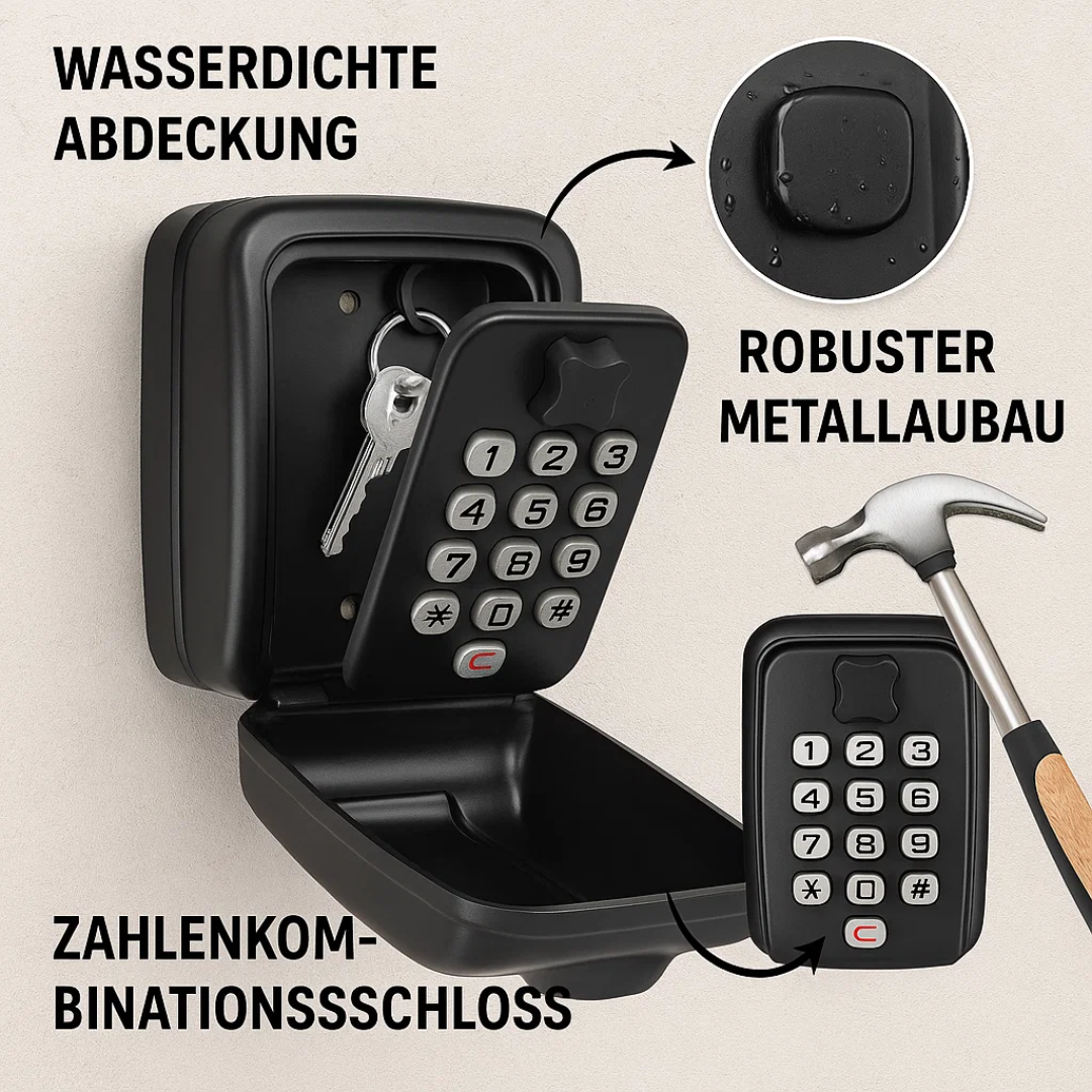 Wetterfester Schlüsselsafe Edelstahl