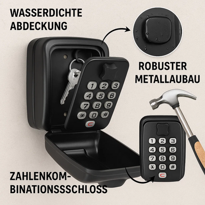 Wetterfester Schlüsselsafe Edelstahl