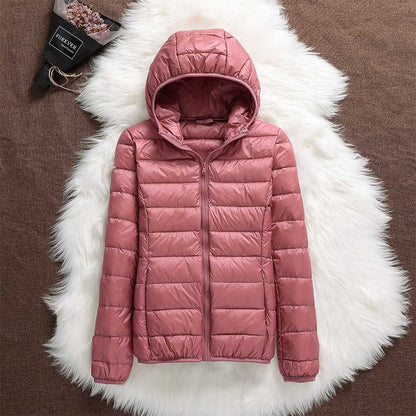 Norvielle Damen Daunenjacke Kapuze