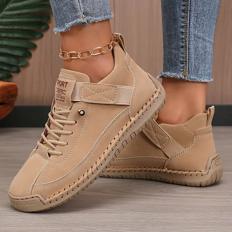 Damen Orthopädische Sneaker Schnürung