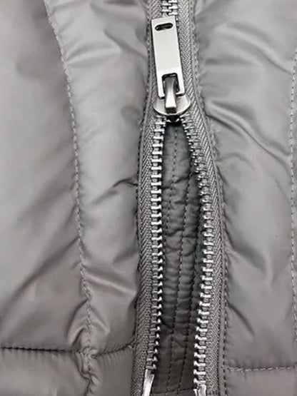 Herren Parka Pufferjacke Mit Kapuze