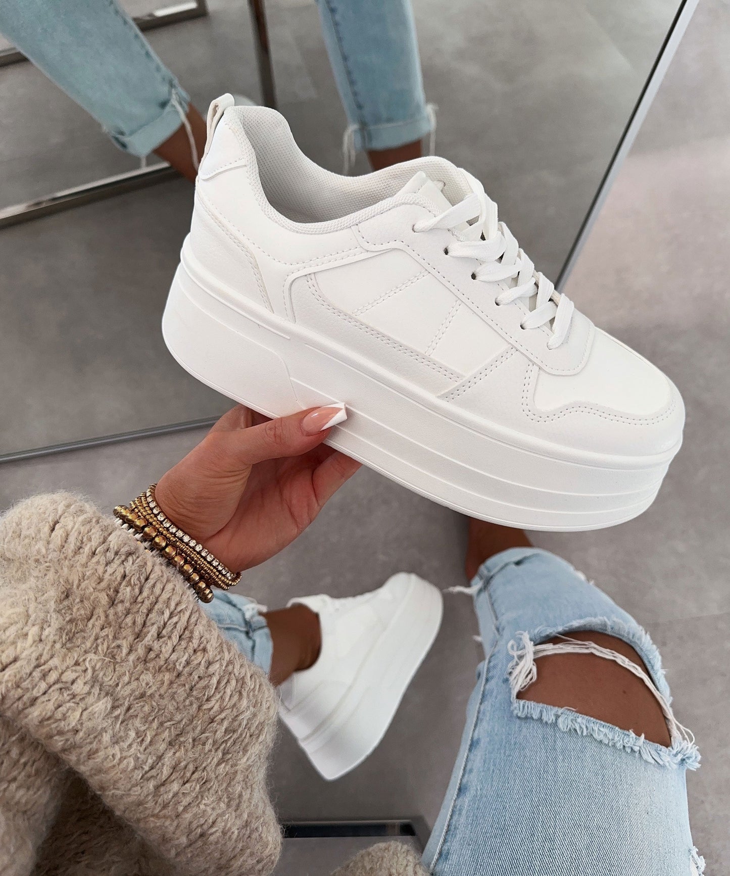 Norvielle Damen Sneaker Weiß - Norvielle