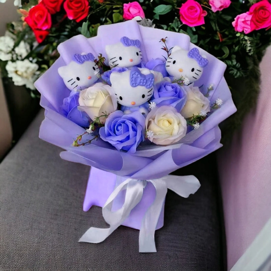 Hello Kitty Deko Blumenstrauß