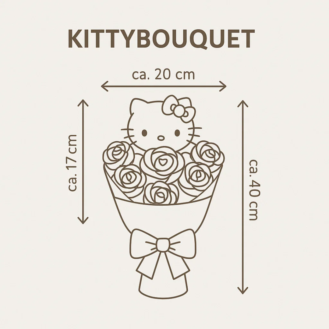 Hello Kitty Deko Blumenstrauß