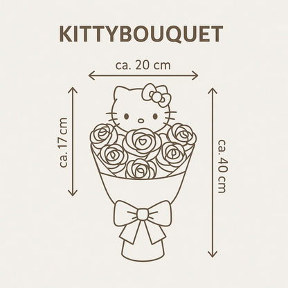 Hello Kitty Deko Blumenstrauß