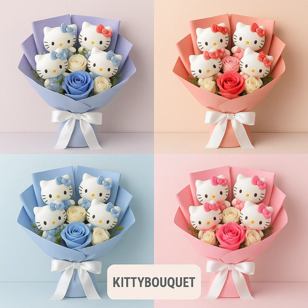 Hello Kitty Deko Blumenstrauß