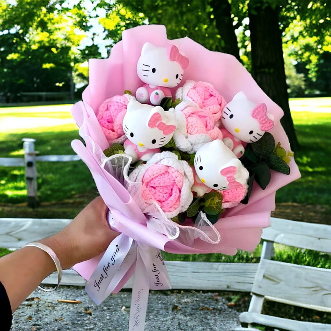 Hello Kitty Deko Blumenstrauß