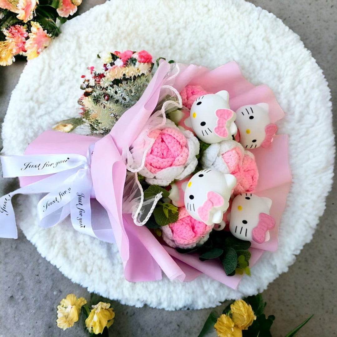 Hello Kitty Deko Blumenstrauß