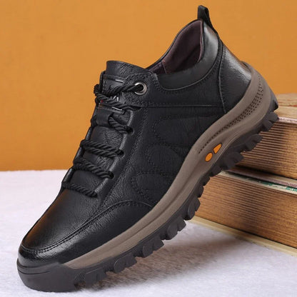 Herren Orthopädische Lederschuhe Wasserdicht Bequem